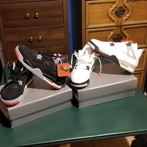 2 pair size 11 Air  jordan 4 Retro